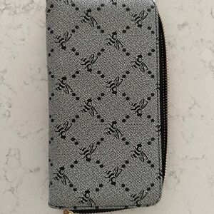 Bumble Bee print wallet - black